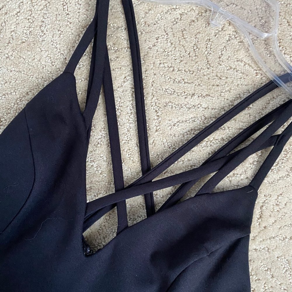 Black Criss Cross Dress